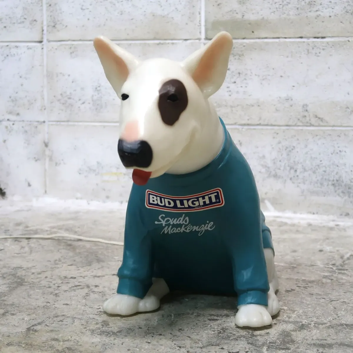 80's BUD LIGHT バド犬ライトサイン Spuds Mackenzie