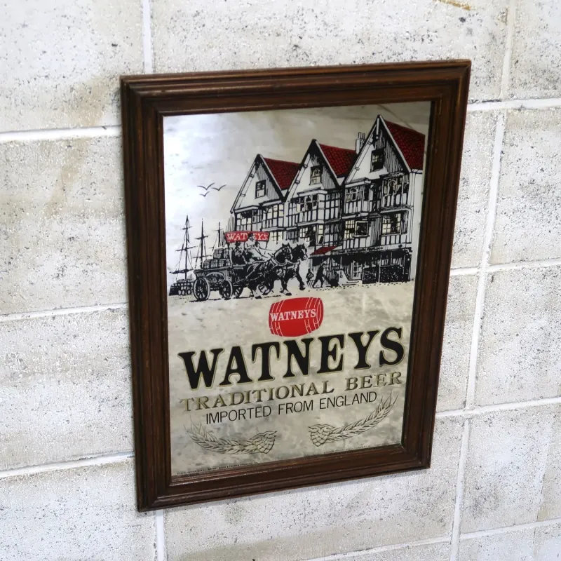 WATNEYS ビンテージ パブミラー