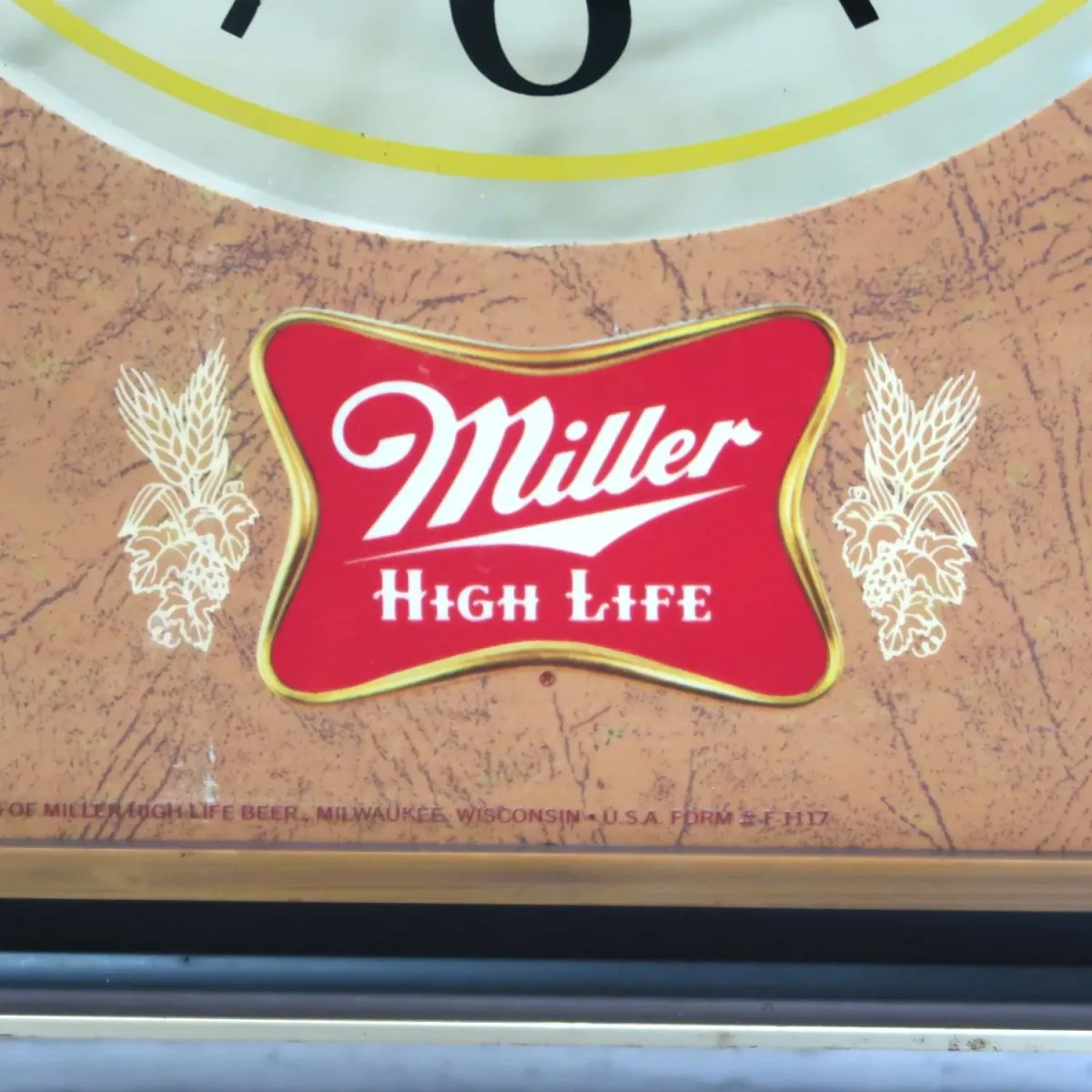 Miller HIGH LIFE ビンテージ ライトクロック