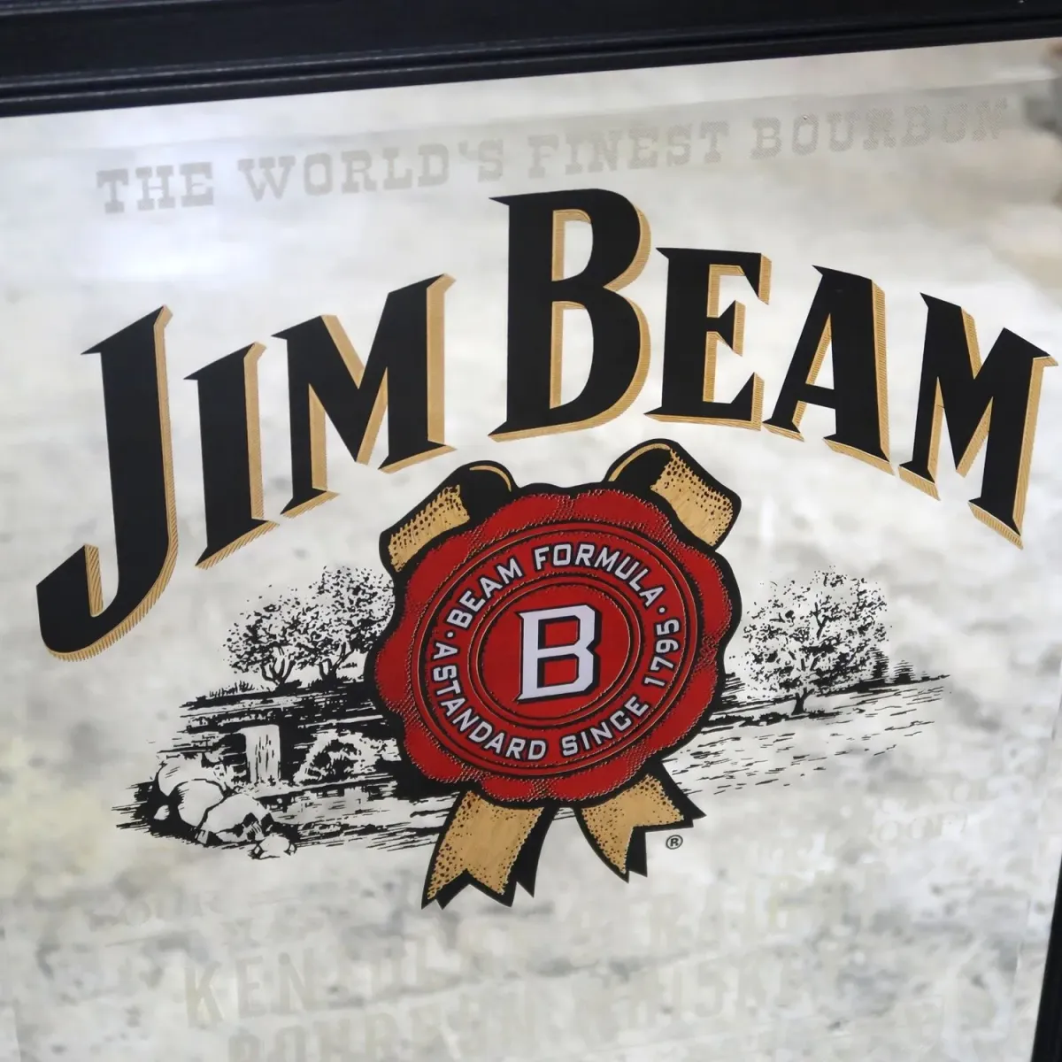 JIM BEAM パブミラー