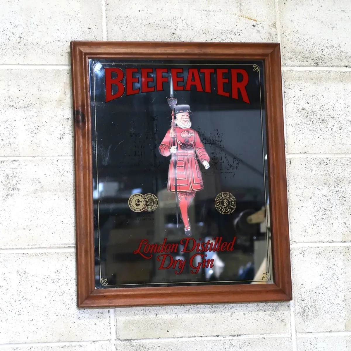 BEEFEATER ビンテージ パブミラー