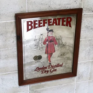 BEEFEATER ビンテージ パブミラー