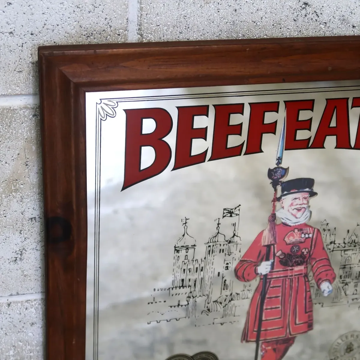 BEEFEATER ビンテージ パブミラー