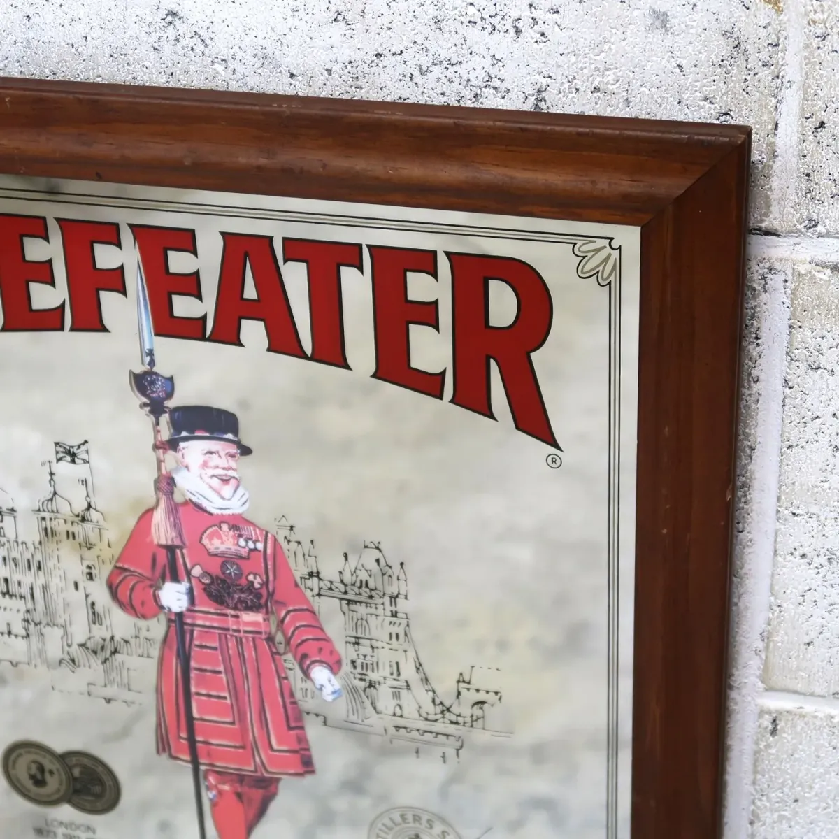 BEEFEATER ビンテージ パブミラー