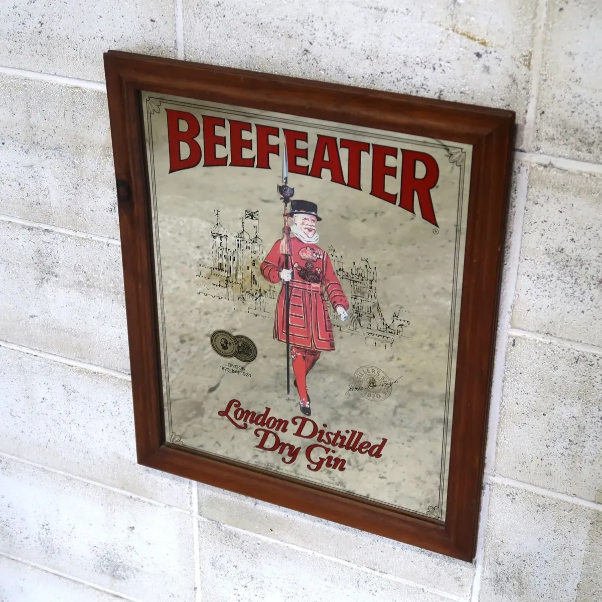 BEEFEATER ビンテージ パブミラー