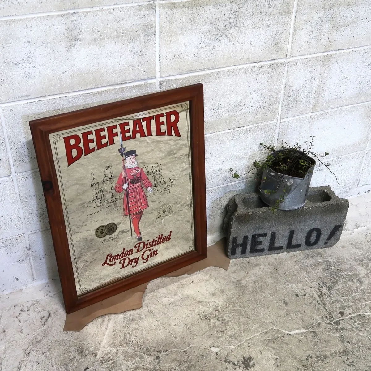 BEEFEATER ビンテージ パブミラー