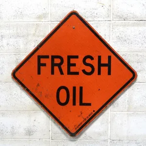 FRESH OIL ビンテージ ロードサイン