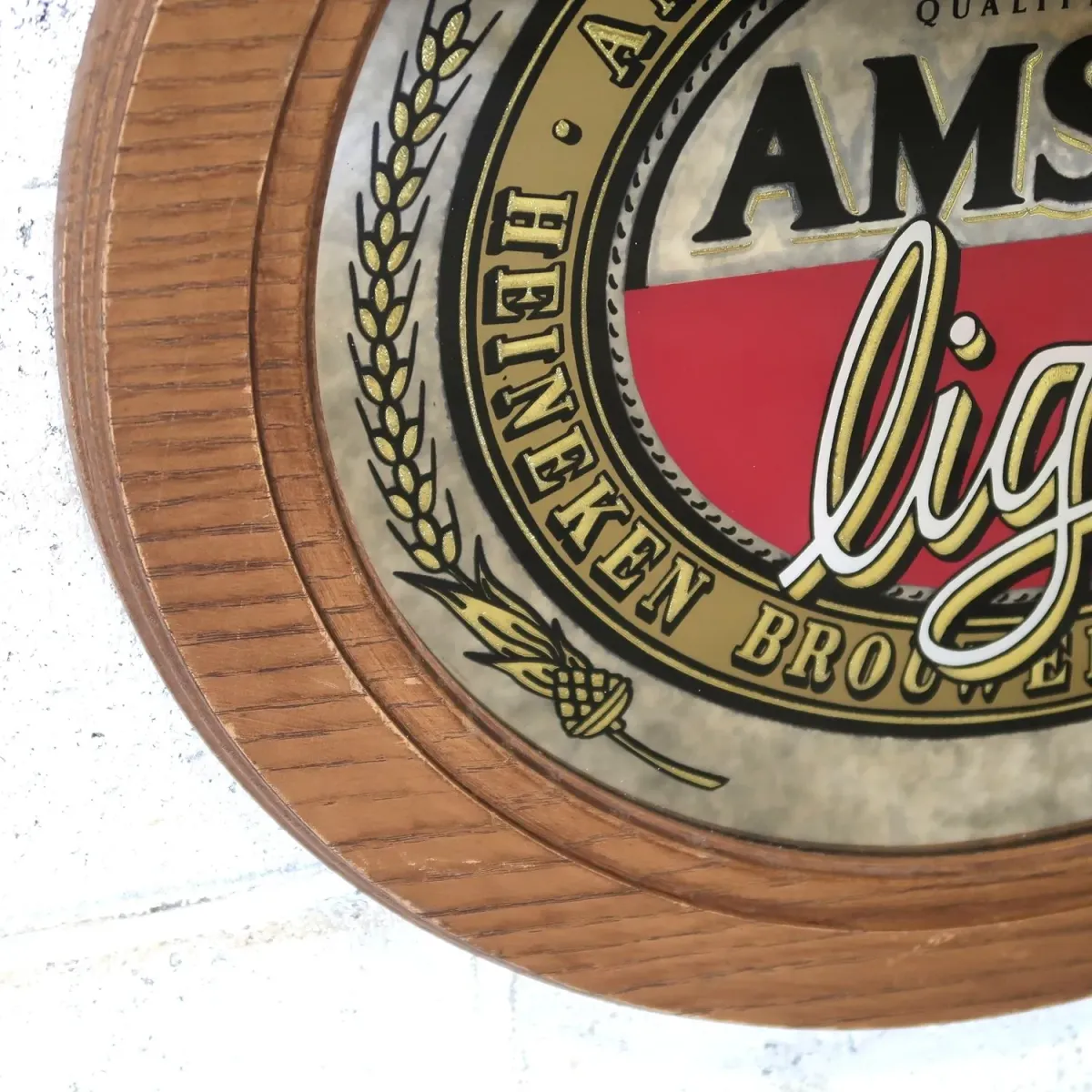 AMSTEL light ビンテージ パブミラー