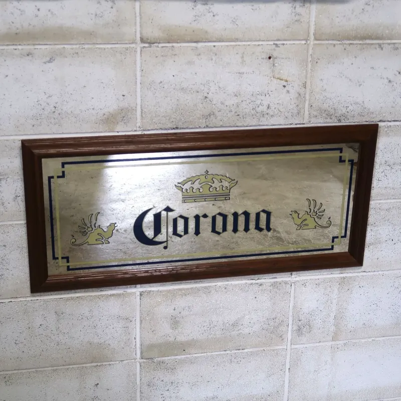 Corona BEER ビンテージ パブミラー