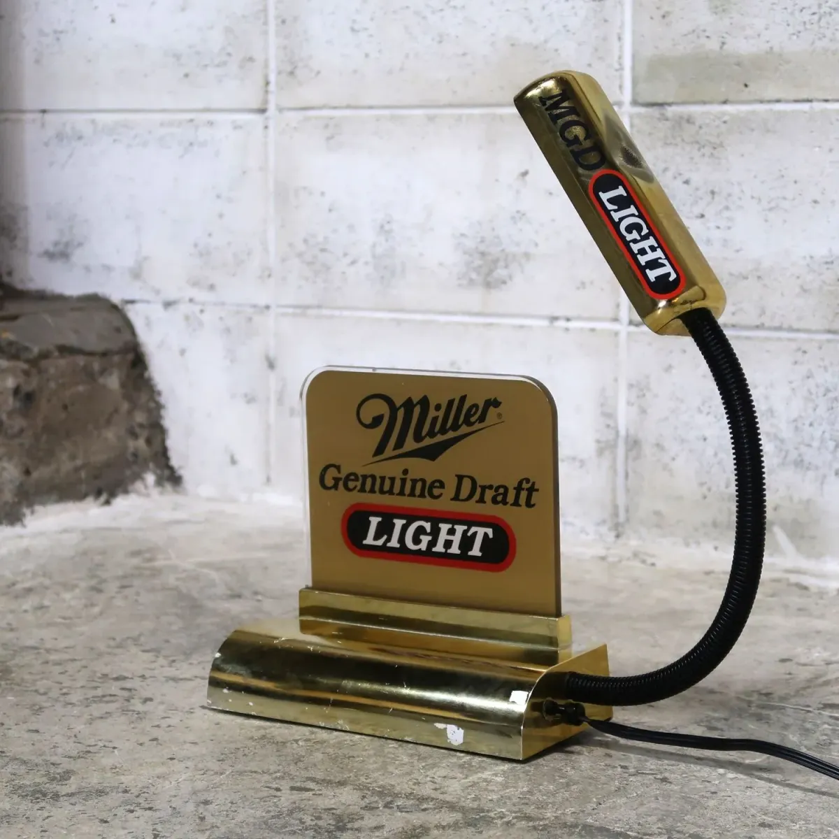 Miller LIGHTビンテージ レジスターランプ