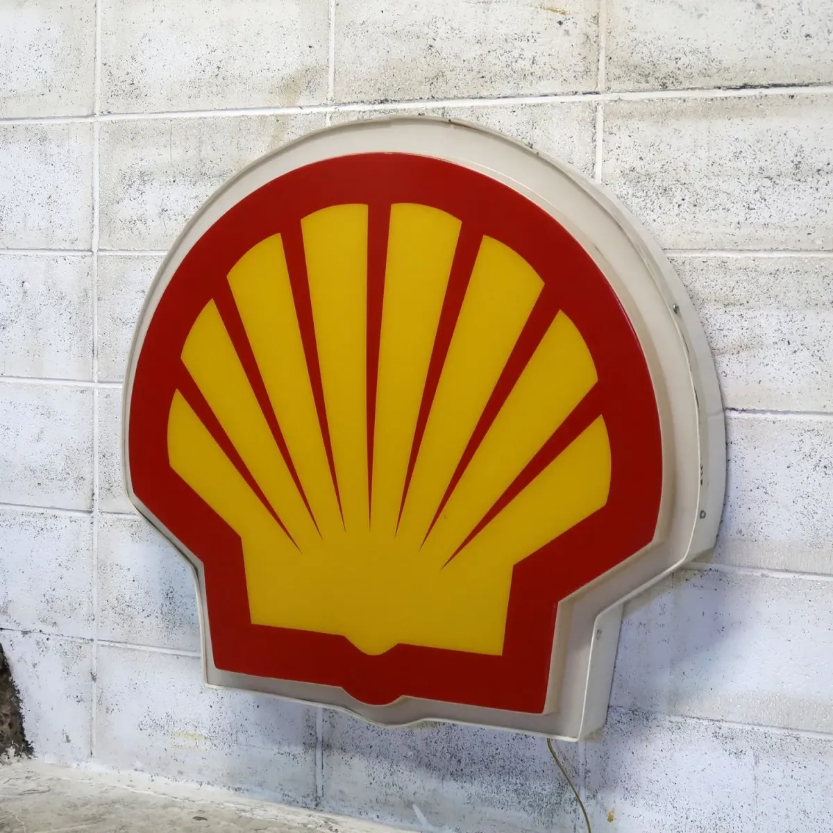 SHELL ビンテージ ライトサイン