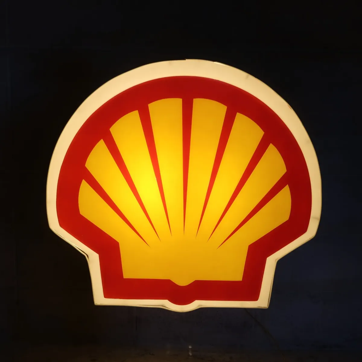 SHELL ビンテージ ライトサイン