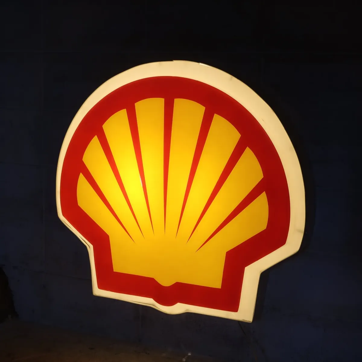 SHELL ビンテージ ライトサイン