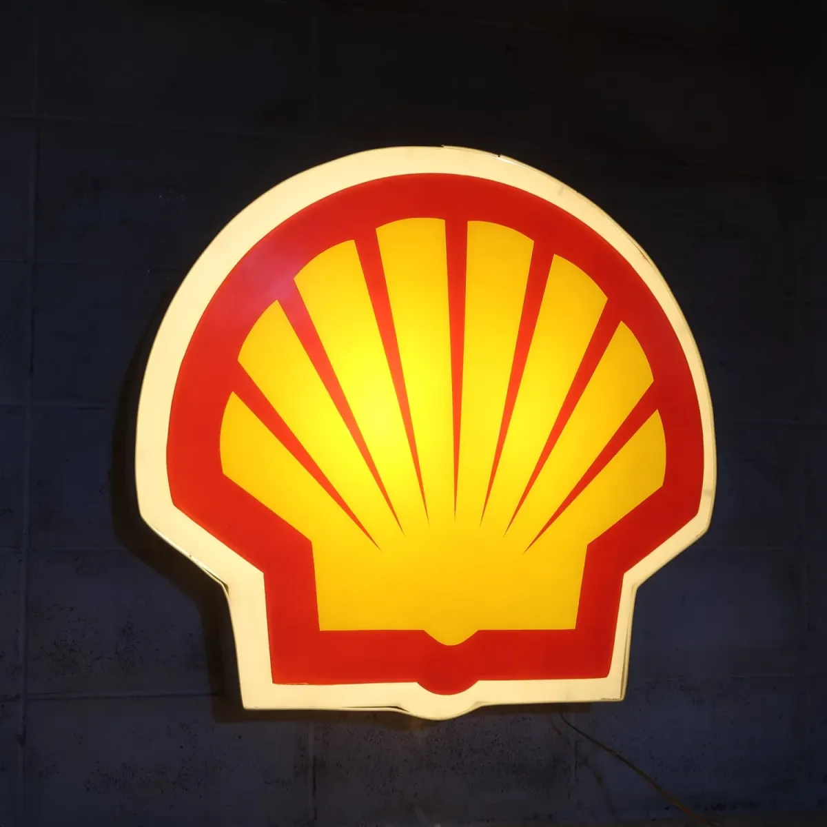 SHELL ビンテージ ライトサイン