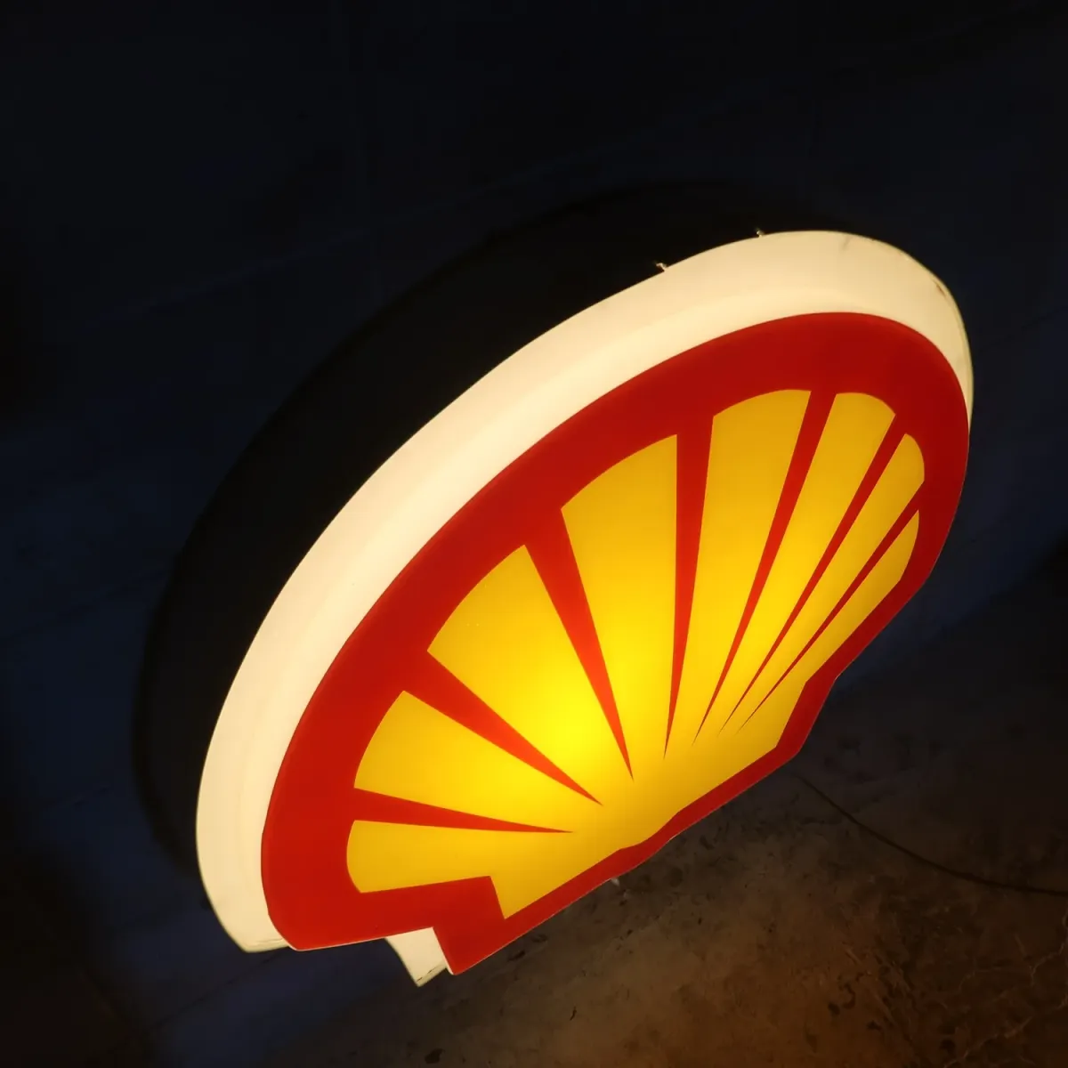 SHELL ビンテージ ライトサイン