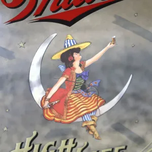 Miller HIGH LIFE ビンテージ パブミラー