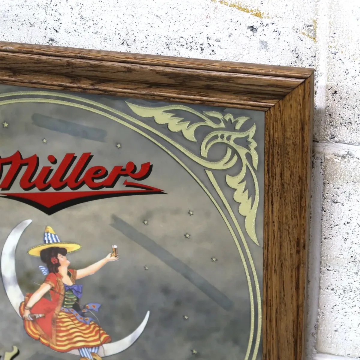 Miller HIGH LIFE ビンテージ パブミラー