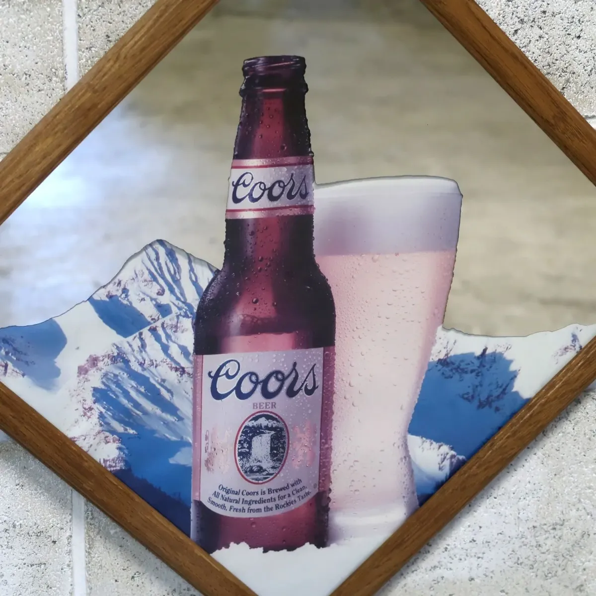 Coors ビンテージ パブミラー