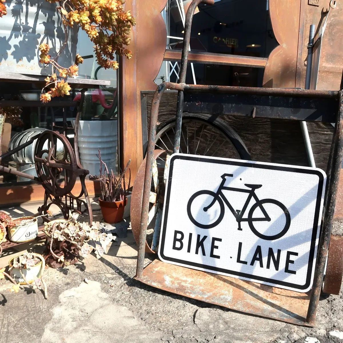 ロードサイン BIKE LANE