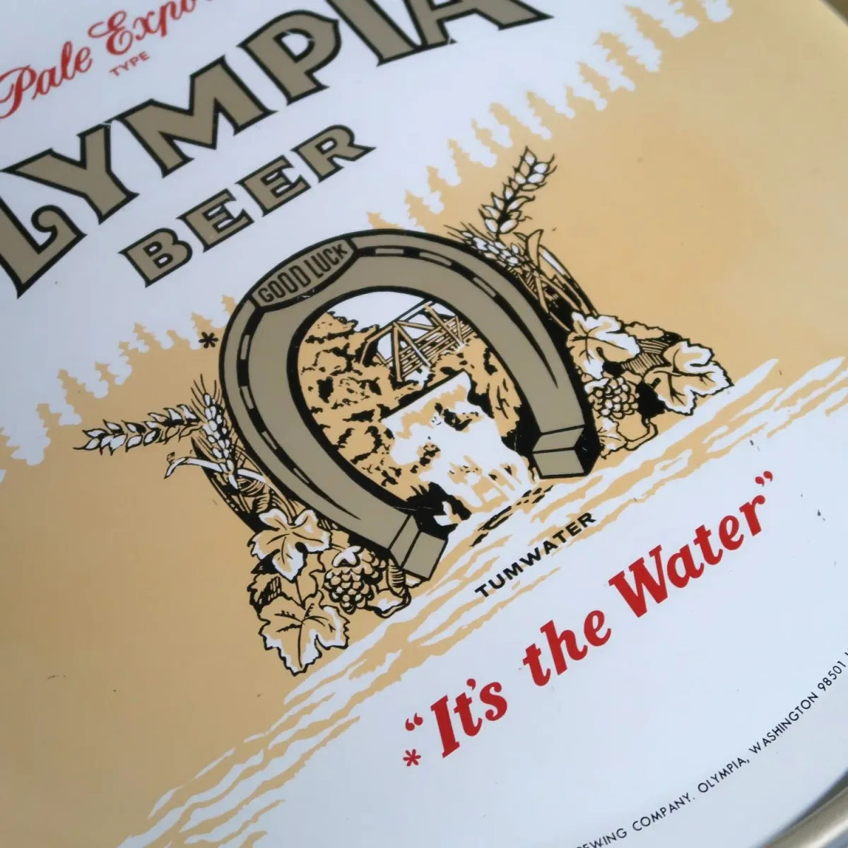 OLYMPIA BEER ビンテージ メタルトレイ