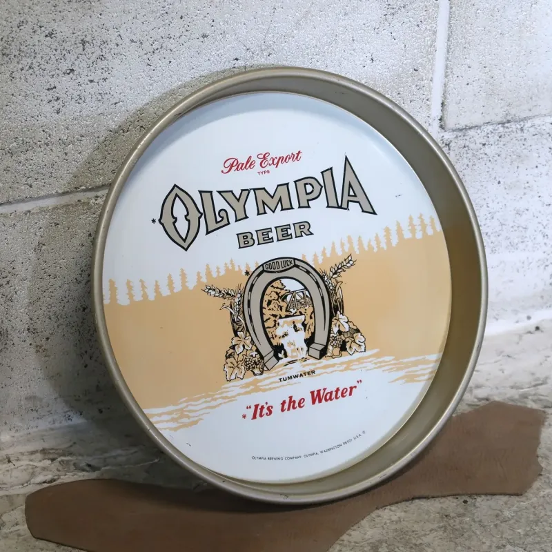 OLYMPIA BEER ビンテージ メタルトレイ