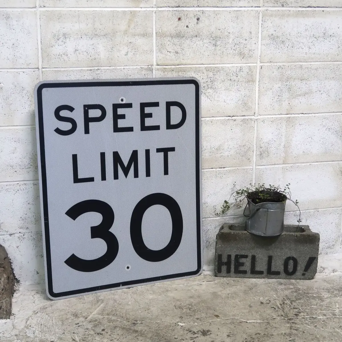 ロードサイン SPEED LIMIT 30