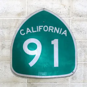 CALIFORNIA 91 ロードサイン